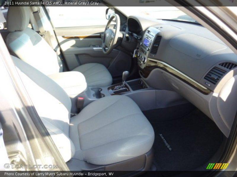 Mineral Gray / Gray 2011 Hyundai Santa Fe GLS AWD