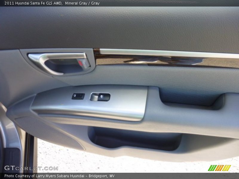 Mineral Gray / Gray 2011 Hyundai Santa Fe GLS AWD