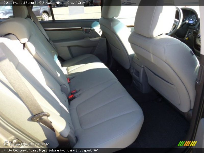 Mineral Gray / Gray 2011 Hyundai Santa Fe GLS AWD