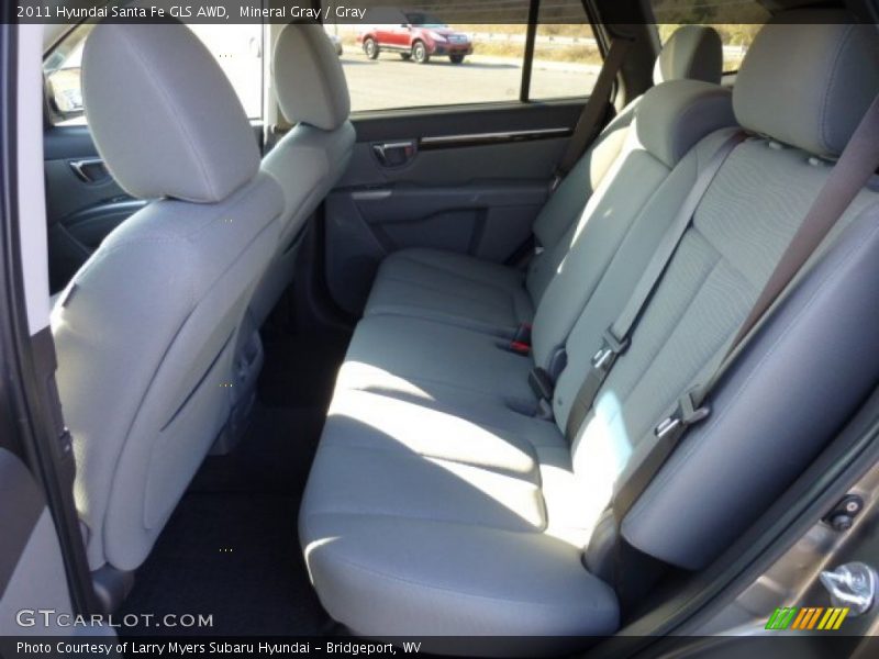 Mineral Gray / Gray 2011 Hyundai Santa Fe GLS AWD