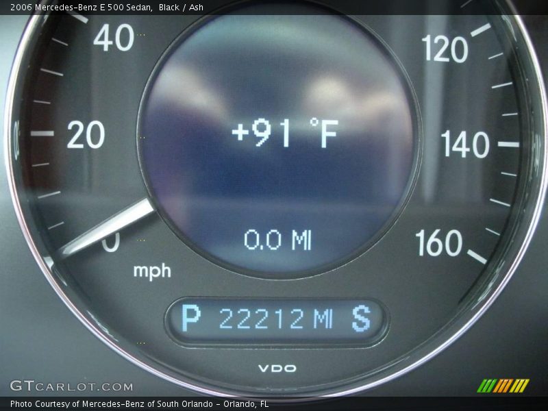Black / Ash 2006 Mercedes-Benz E 500 Sedan