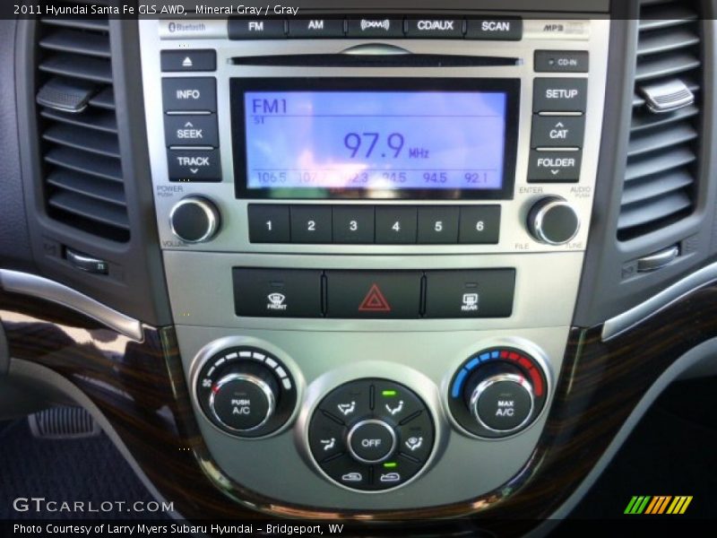 Mineral Gray / Gray 2011 Hyundai Santa Fe GLS AWD