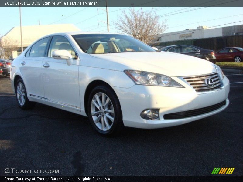 Starfire White Pearl / Parchment 2010 Lexus ES 350