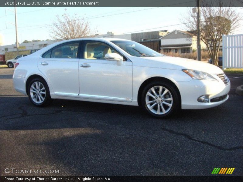 Starfire White Pearl / Parchment 2010 Lexus ES 350