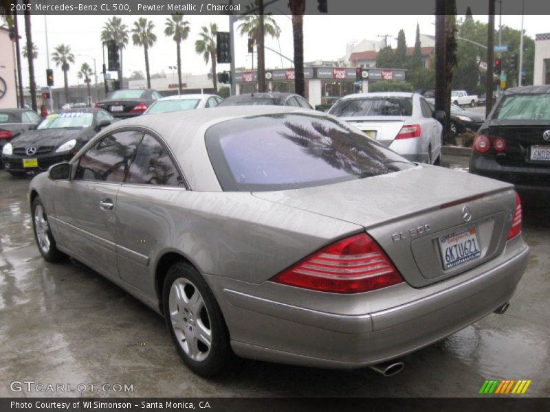 Pewter Metallic / Charcoal 2005 Mercedes-Benz CL 500