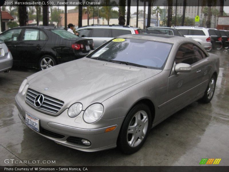 Pewter Metallic / Charcoal 2005 Mercedes-Benz CL 500