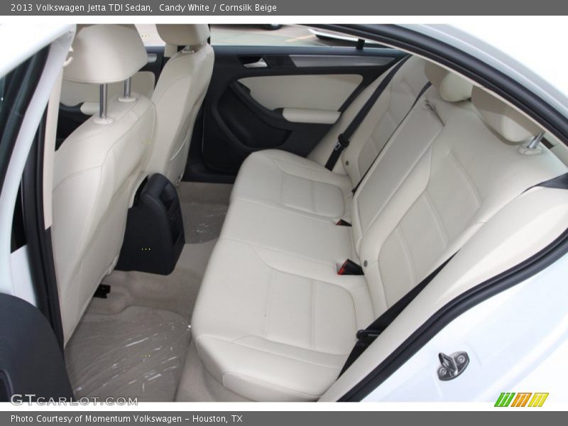 Candy White / Cornsilk Beige 2013 Volkswagen Jetta TDI Sedan