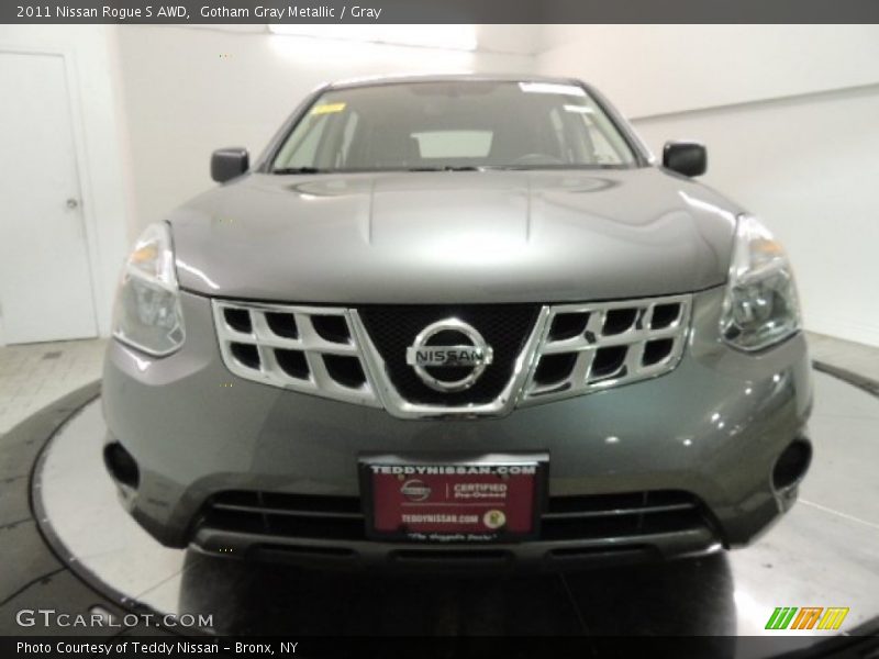 Gotham Gray Metallic / Gray 2011 Nissan Rogue S AWD