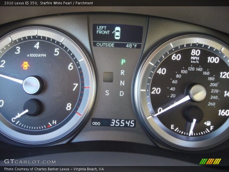 Starfire White Pearl / Parchment 2010 Lexus ES 350