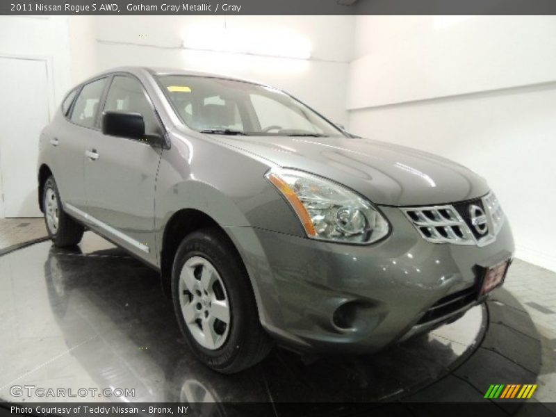 Gotham Gray Metallic / Gray 2011 Nissan Rogue S AWD