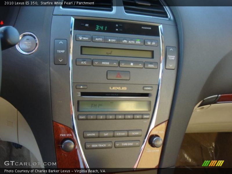 Starfire White Pearl / Parchment 2010 Lexus ES 350