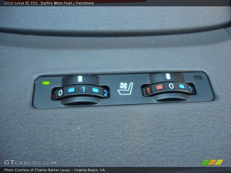 Starfire White Pearl / Parchment 2010 Lexus ES 350