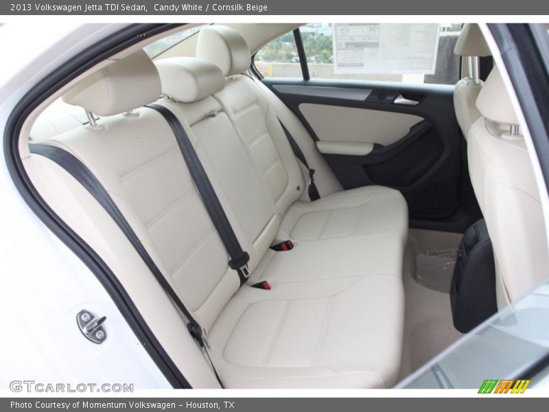 Candy White / Cornsilk Beige 2013 Volkswagen Jetta TDI Sedan