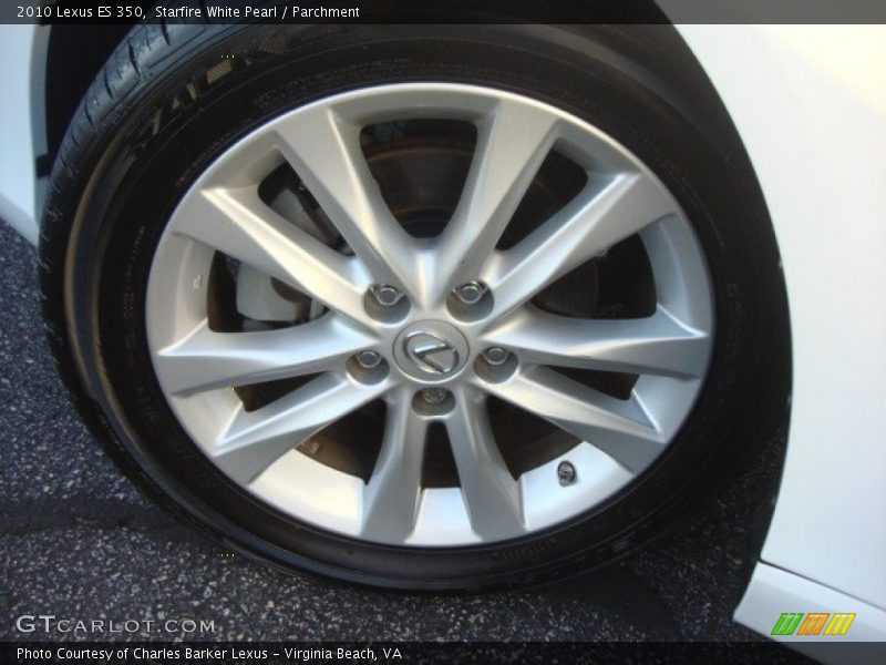 Starfire White Pearl / Parchment 2010 Lexus ES 350