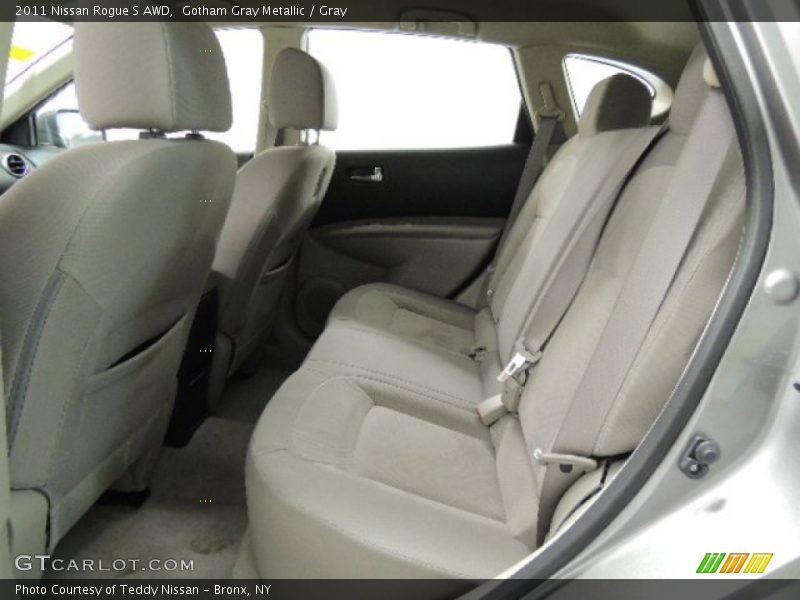 Gotham Gray Metallic / Gray 2011 Nissan Rogue S AWD