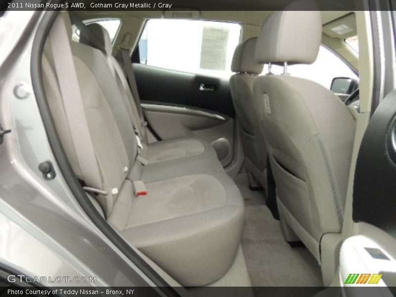 Gotham Gray Metallic / Gray 2011 Nissan Rogue S AWD