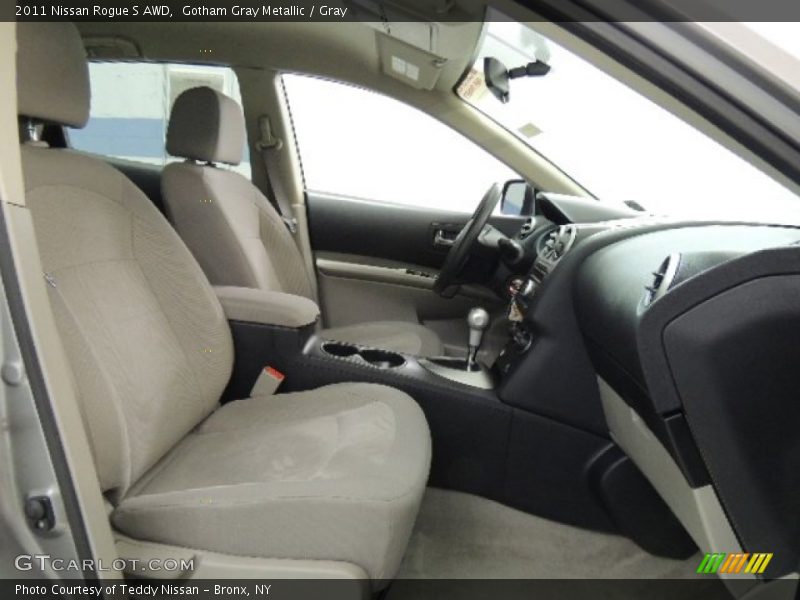 Gotham Gray Metallic / Gray 2011 Nissan Rogue S AWD