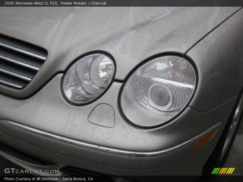 Pewter Metallic / Charcoal 2005 Mercedes-Benz CL 500