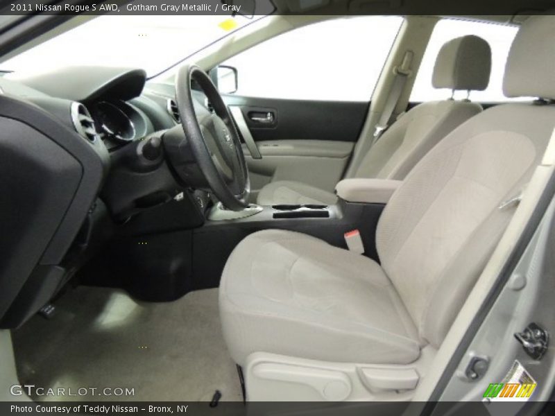 Gotham Gray Metallic / Gray 2011 Nissan Rogue S AWD