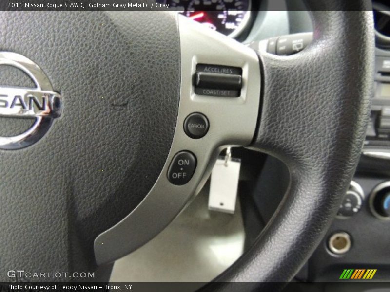 Gotham Gray Metallic / Gray 2011 Nissan Rogue S AWD