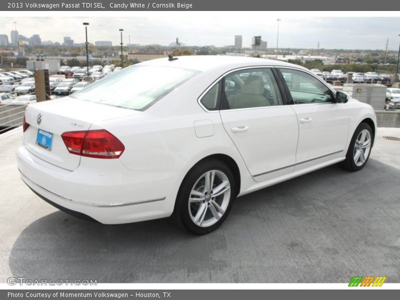 Candy White / Cornsilk Beige 2013 Volkswagen Passat TDI SEL
