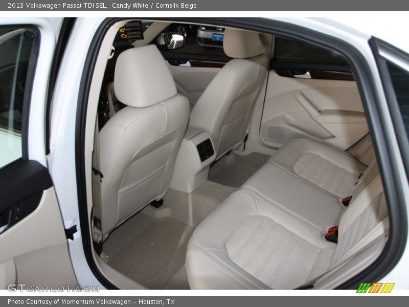 Candy White / Cornsilk Beige 2013 Volkswagen Passat TDI SEL