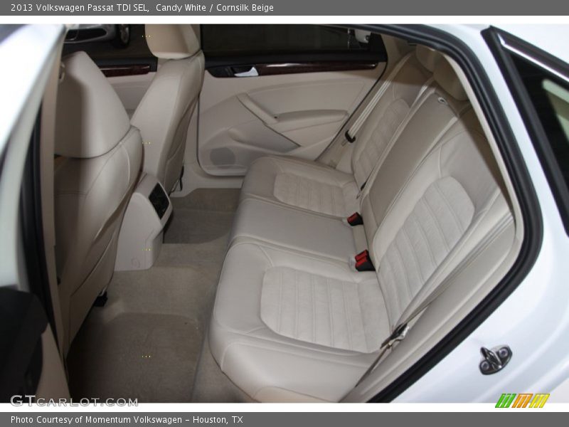 Candy White / Cornsilk Beige 2013 Volkswagen Passat TDI SEL