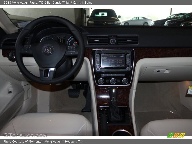 Candy White / Cornsilk Beige 2013 Volkswagen Passat TDI SEL