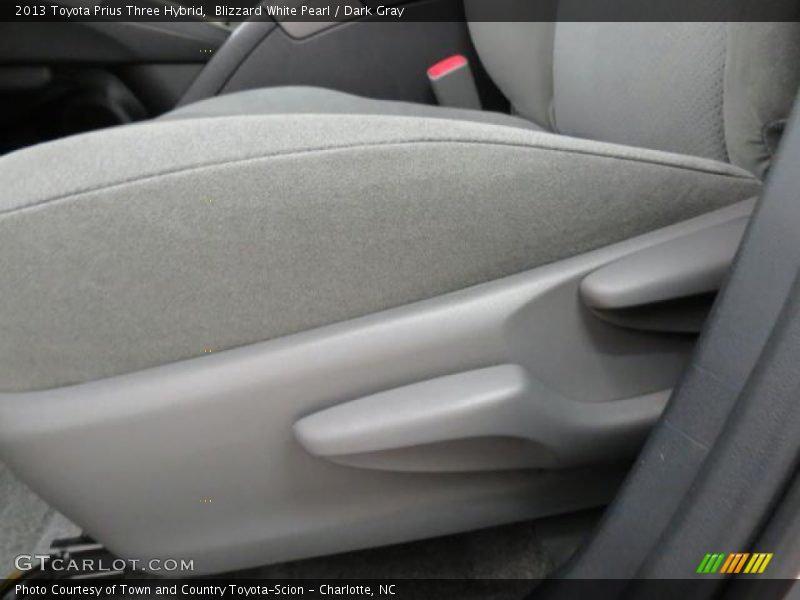 Blizzard White Pearl / Dark Gray 2013 Toyota Prius Three Hybrid