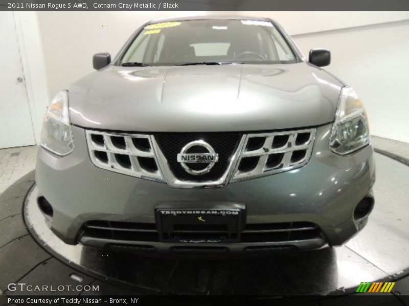 Gotham Gray Metallic / Black 2011 Nissan Rogue S AWD