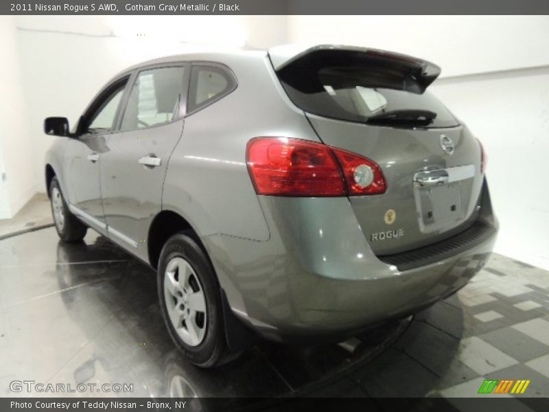 Gotham Gray Metallic / Black 2011 Nissan Rogue S AWD