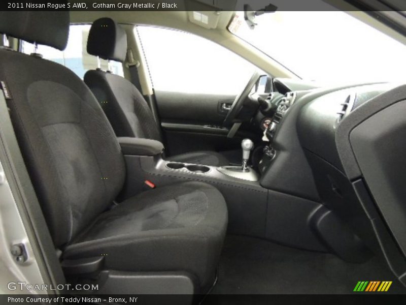 Gotham Gray Metallic / Black 2011 Nissan Rogue S AWD