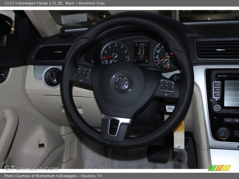 Black / Moonrock Gray 2013 Volkswagen Passat 2.5L SE