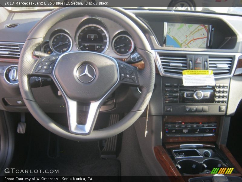 Black / Black 2013 Mercedes-Benz E 350 BlueTEC Sedan