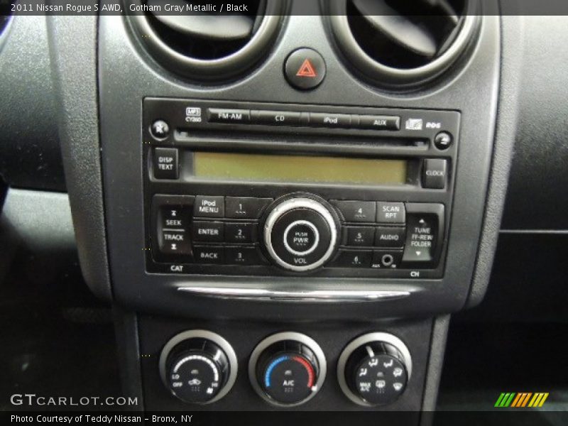 Gotham Gray Metallic / Black 2011 Nissan Rogue S AWD
