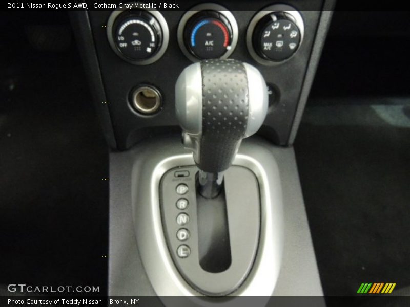 Gotham Gray Metallic / Black 2011 Nissan Rogue S AWD