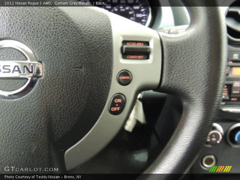 Gotham Gray Metallic / Black 2011 Nissan Rogue S AWD