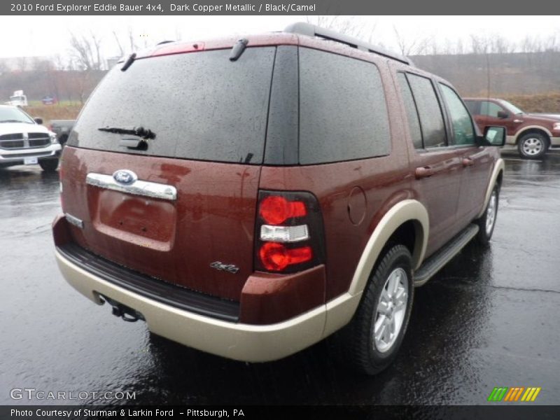 Dark Copper Metallic / Black/Camel 2010 Ford Explorer Eddie Bauer 4x4