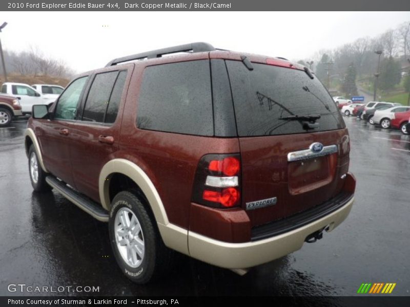 Dark Copper Metallic / Black/Camel 2010 Ford Explorer Eddie Bauer 4x4