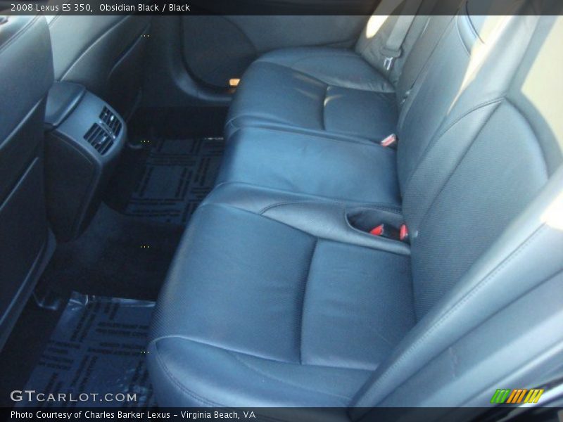 Obsidian Black / Black 2008 Lexus ES 350