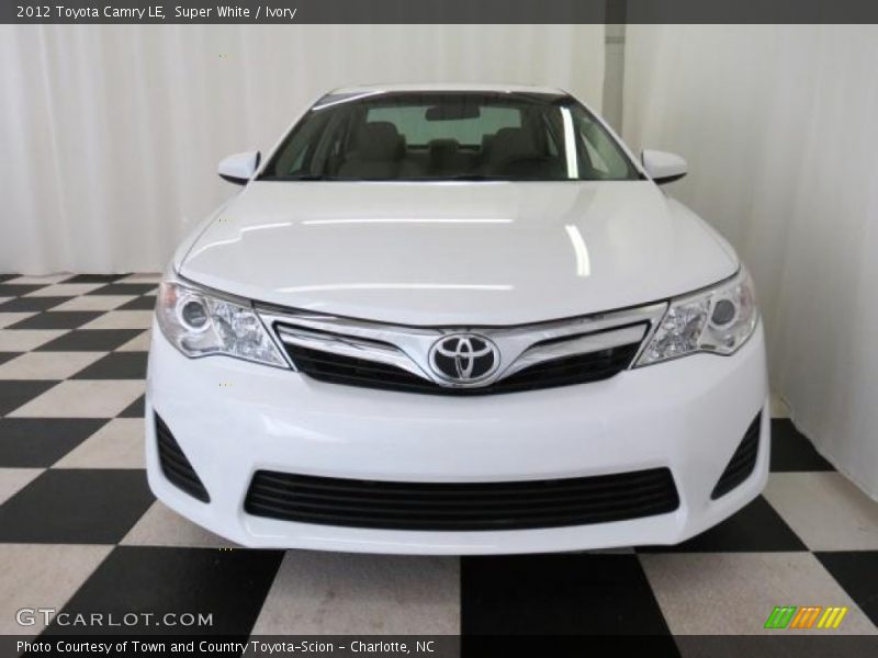 Super White / Ivory 2012 Toyota Camry LE