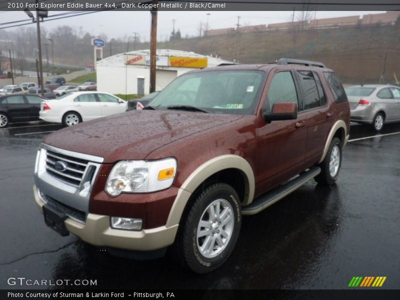 Dark Copper Metallic / Black/Camel 2010 Ford Explorer Eddie Bauer 4x4