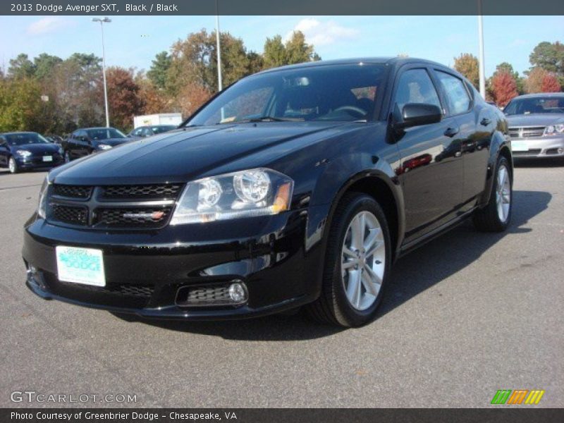 Black / Black 2013 Dodge Avenger SXT