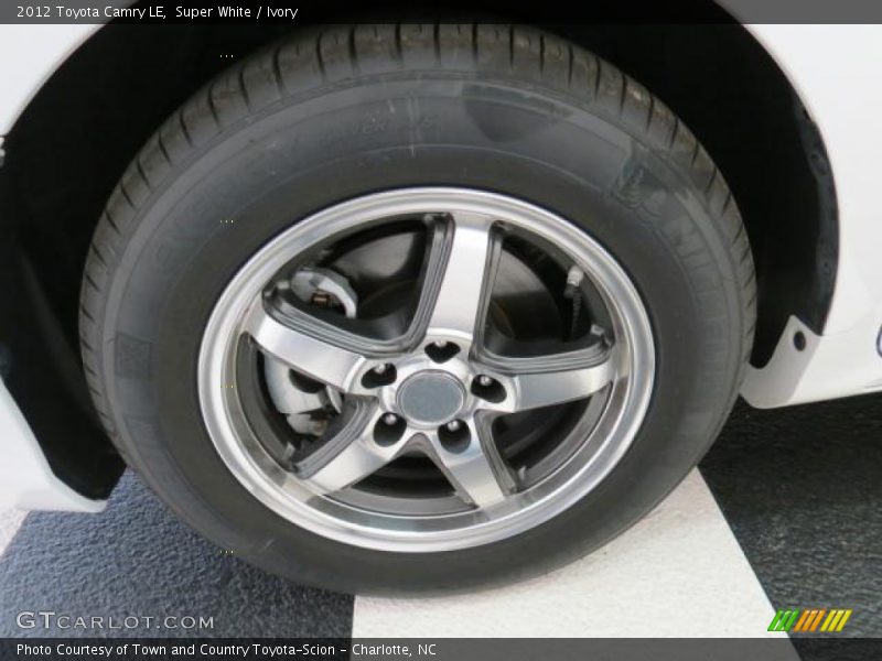 Super White / Ivory 2012 Toyota Camry LE