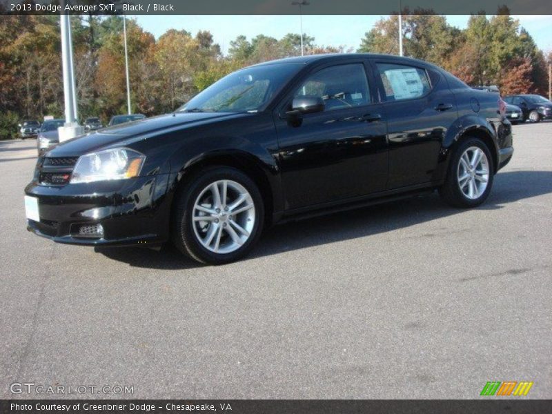 Black / Black 2013 Dodge Avenger SXT
