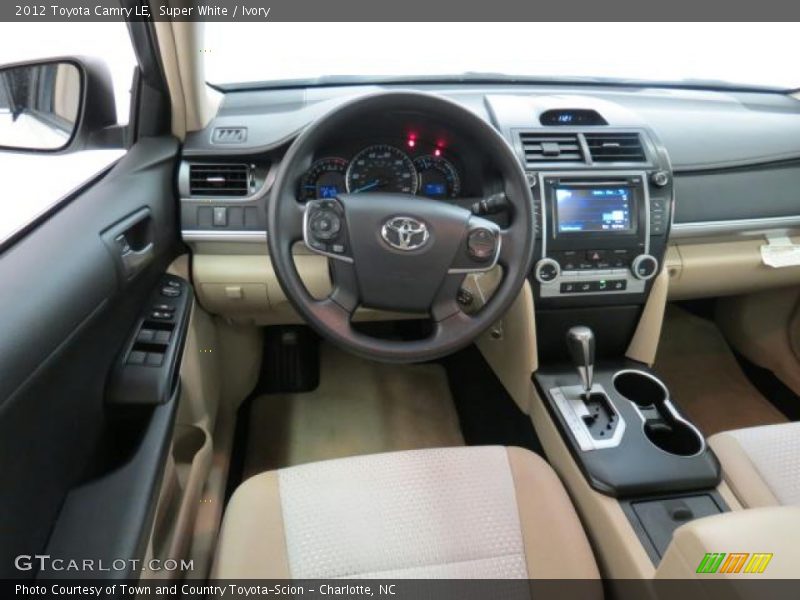 Super White / Ivory 2012 Toyota Camry LE