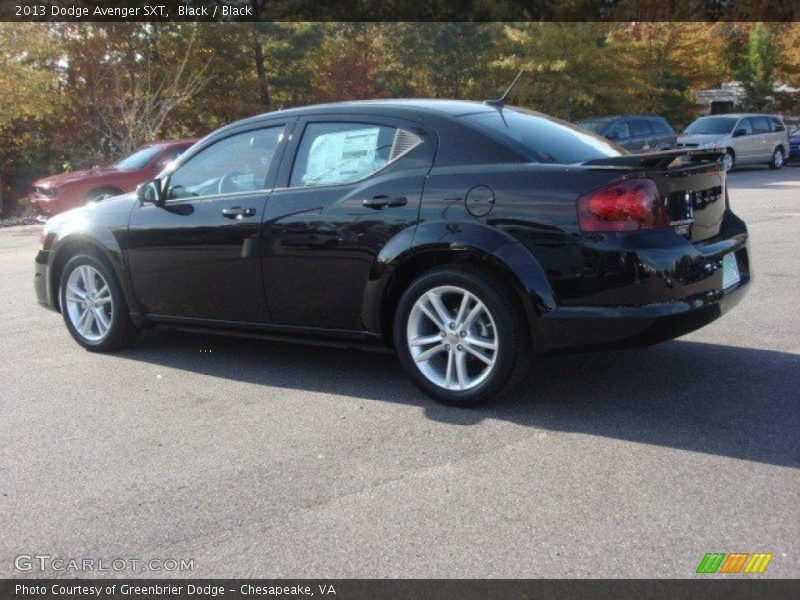 Black / Black 2013 Dodge Avenger SXT