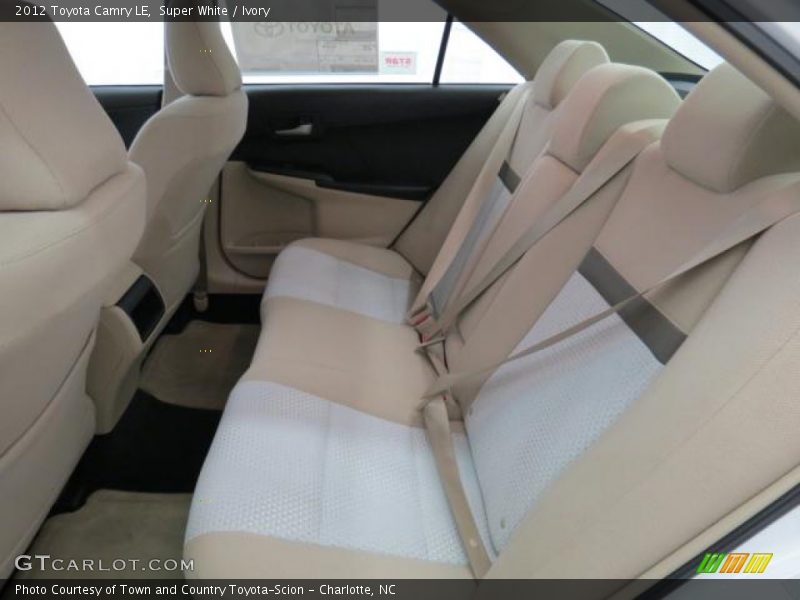 Super White / Ivory 2012 Toyota Camry LE