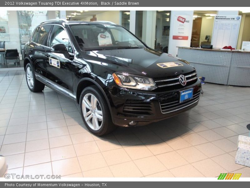 Black / Saddle Brown 2012 Volkswagen Touareg TDI Executive 4XMotion