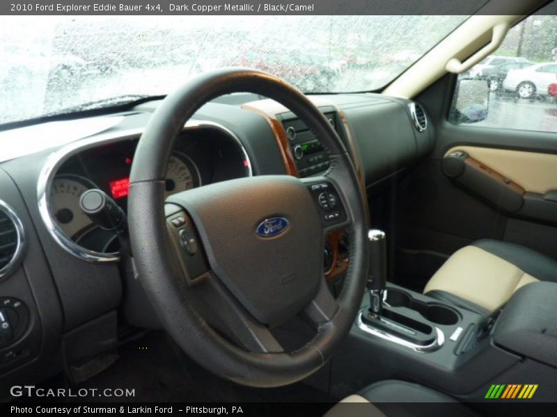 Dark Copper Metallic / Black/Camel 2010 Ford Explorer Eddie Bauer 4x4